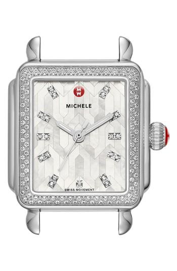 Women's Michele Deco Diamond Watch Head, 33mm X 35mm