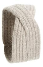 Sole Society Ribbed Wool Blend Head Wrap, Size - Grey