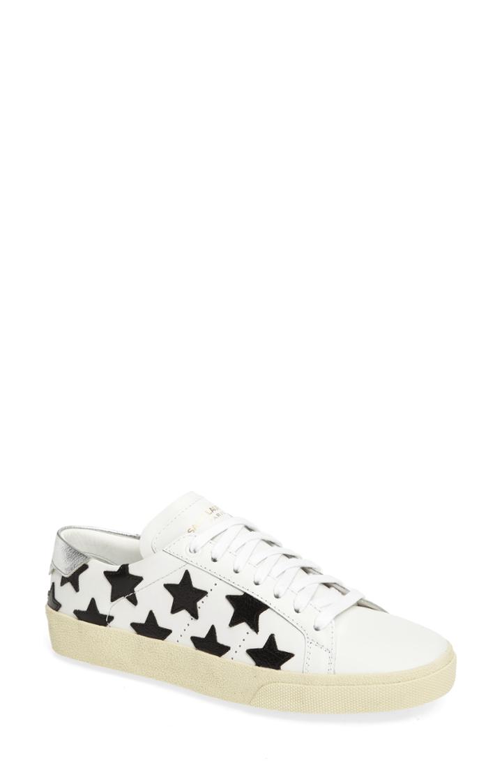 Women's Saint Laurent Classic Court Sneaker .5us / 41.5eu - Ivory