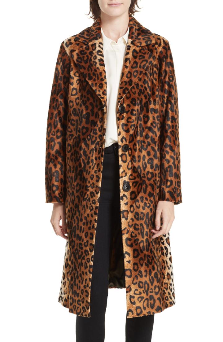 Women's Kenneth Cole New York Layered Boucle Coat