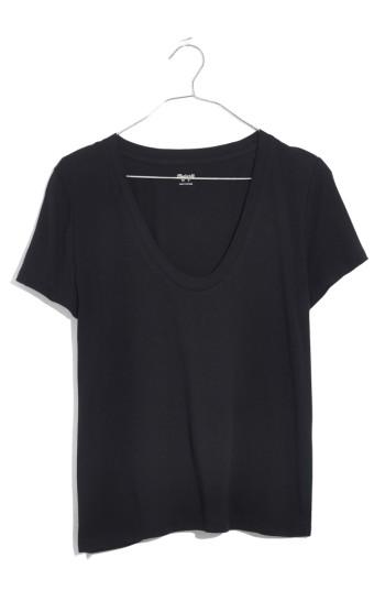 Women's Madewell Alto Scoop Tee - Black
