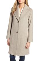 Women's Fleurette Loro Piana Wool Long Coat - Beige