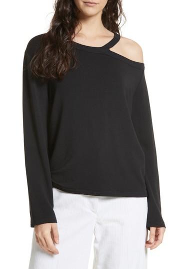 Women's Rag & Bone/jean Sky One-shoulder Top, Size - Black