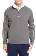 Men's Bobby Jones Tech Quarter Zip Pullover, Size - Grey