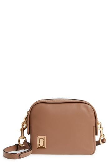 Marc Jacobs The Mini Squeeze Leather Crossbody Bag - Brown