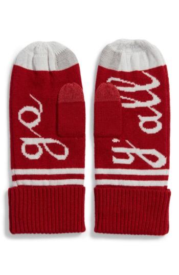 Women's Draper James Spirit Mittens, Size - Burgundy