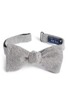 Men's The Tie Bar West Ridge Silk Bow Tie, Size - Grey