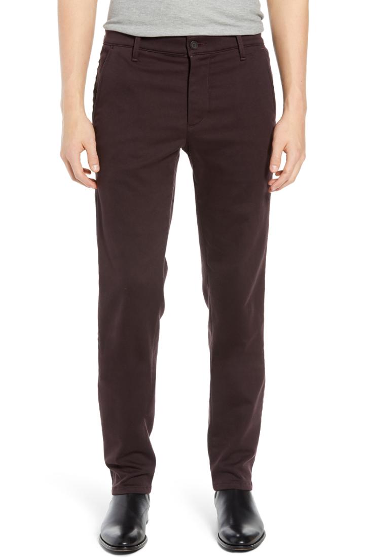 Men's Ag Marshall Slim Fit Tuxedo Pants - Purple
