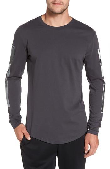 Men's Nike Jordan Sportswear Photo Sleeve T-shirt - Grey
