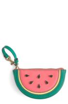 J.crew Leather Watermelon Coin Purse - Pink
