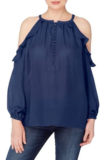 Women's Catherine Catherine Malandrino Wynn Cold Shoulder Blouse