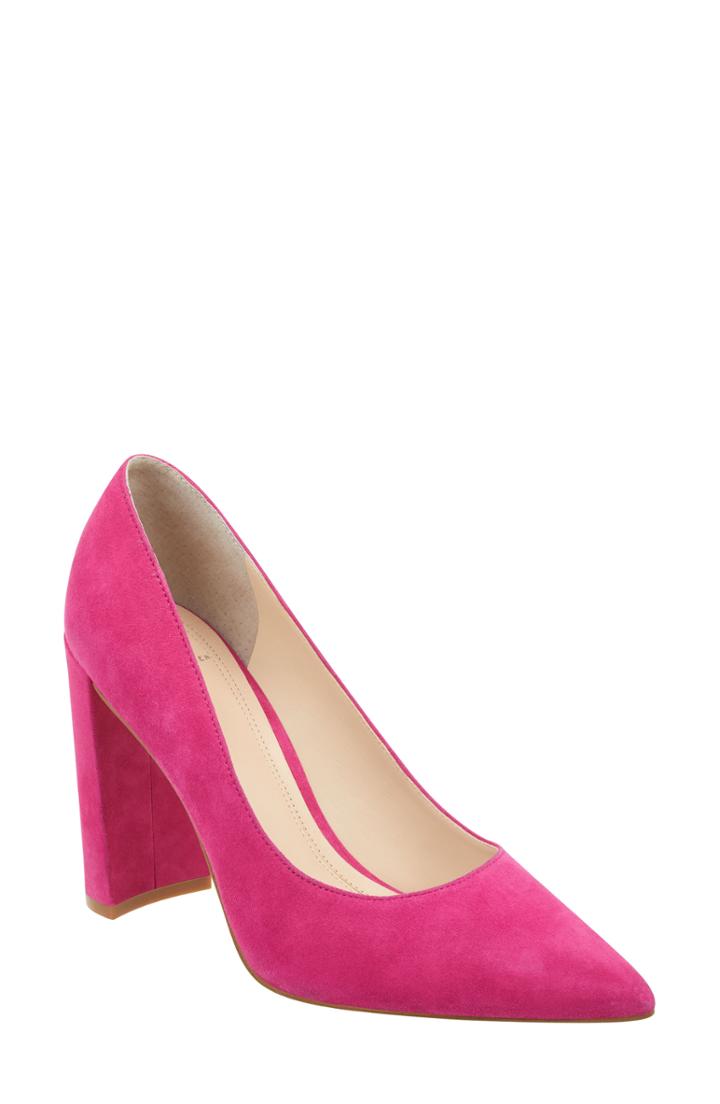 Women's Marc Fisher D Elia Pump, Size 10 M - Pink