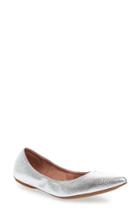 Women's Linea Paolo Nico Pointy Toe Flat .5 M - Metallic