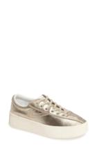 Women's Tretorn Bold Perforated Platform Sneaker M - Metallic