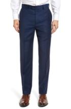 Men's Bensol Gab Trim Fit Flat Front Pants X 34 - Blue