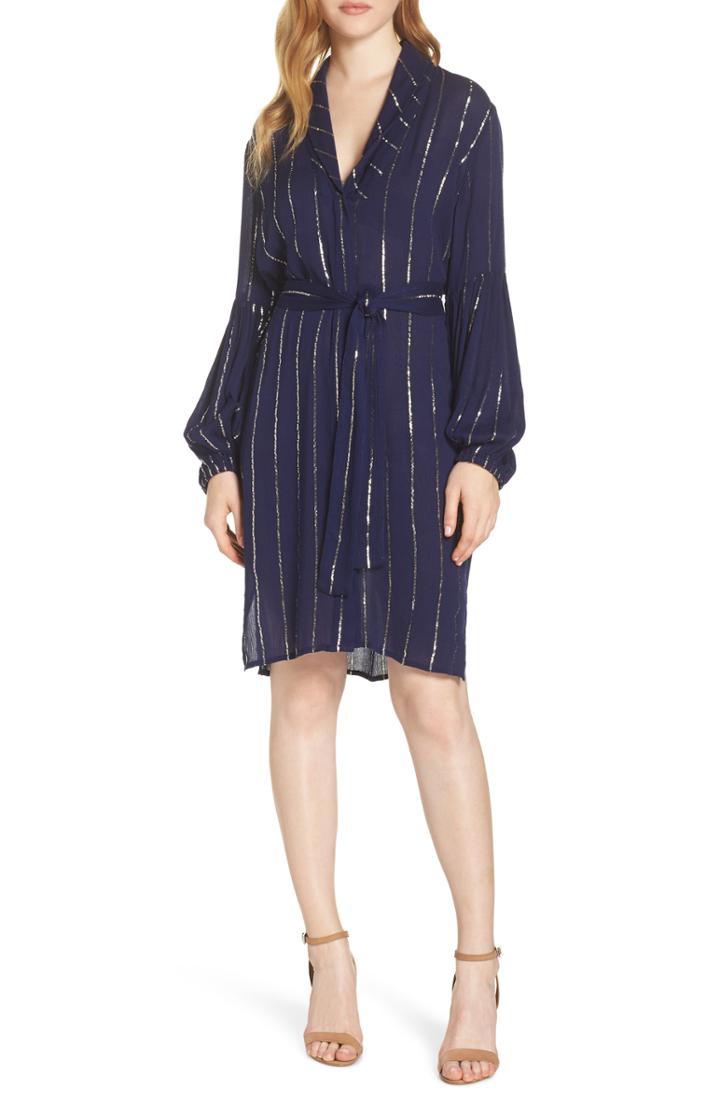 Women's Nsr Jordan High/low Shirtdress - Blue