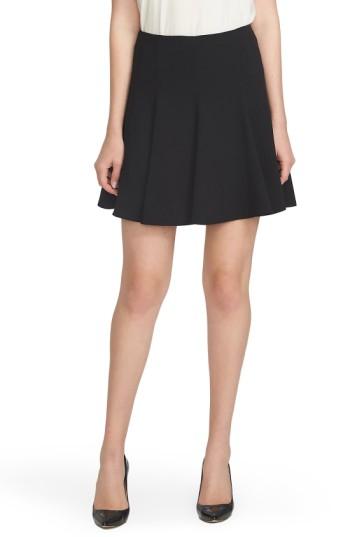 Women's Cece Crepe Flounce Skirt - Black