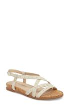 Women's Hush Puppies Dalmatian Studded Sandal .5 M - Ivory