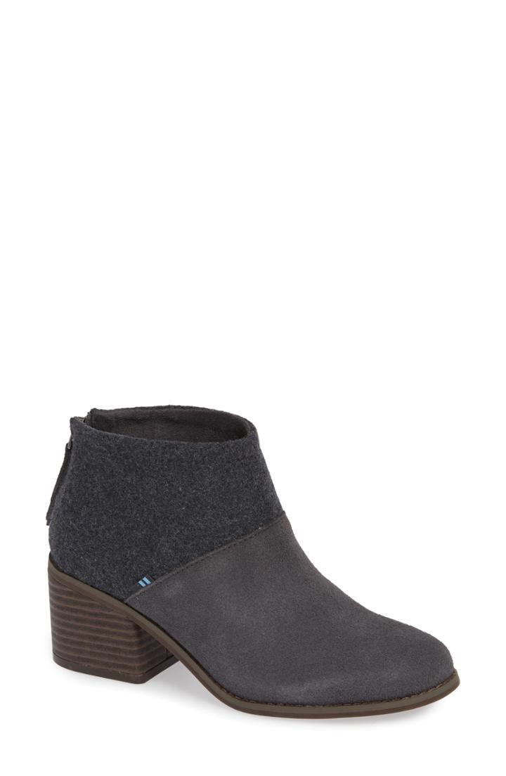 Women's Toms Lacy Bootie M - Grey