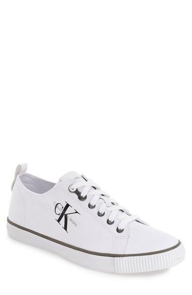 Men's Calvin Klein Jeans 'arnold' Lace-up Sneaker M - White