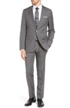 Men's Boss Helford/gander Trim Fit Check Wool Suit