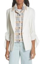 Women's Veronica Beard Corrine Dickey Jacket - White