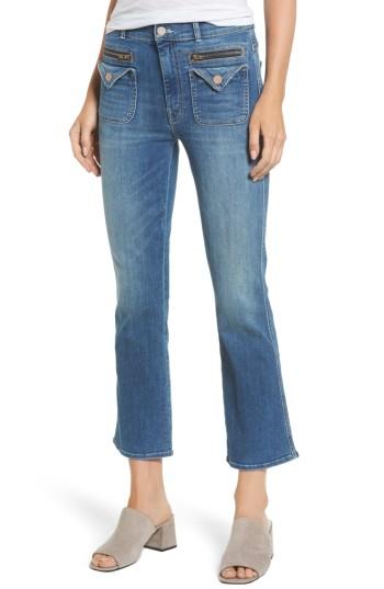 Women's Mother The Insider High Waist Crop Bootcut Jeans - Blue