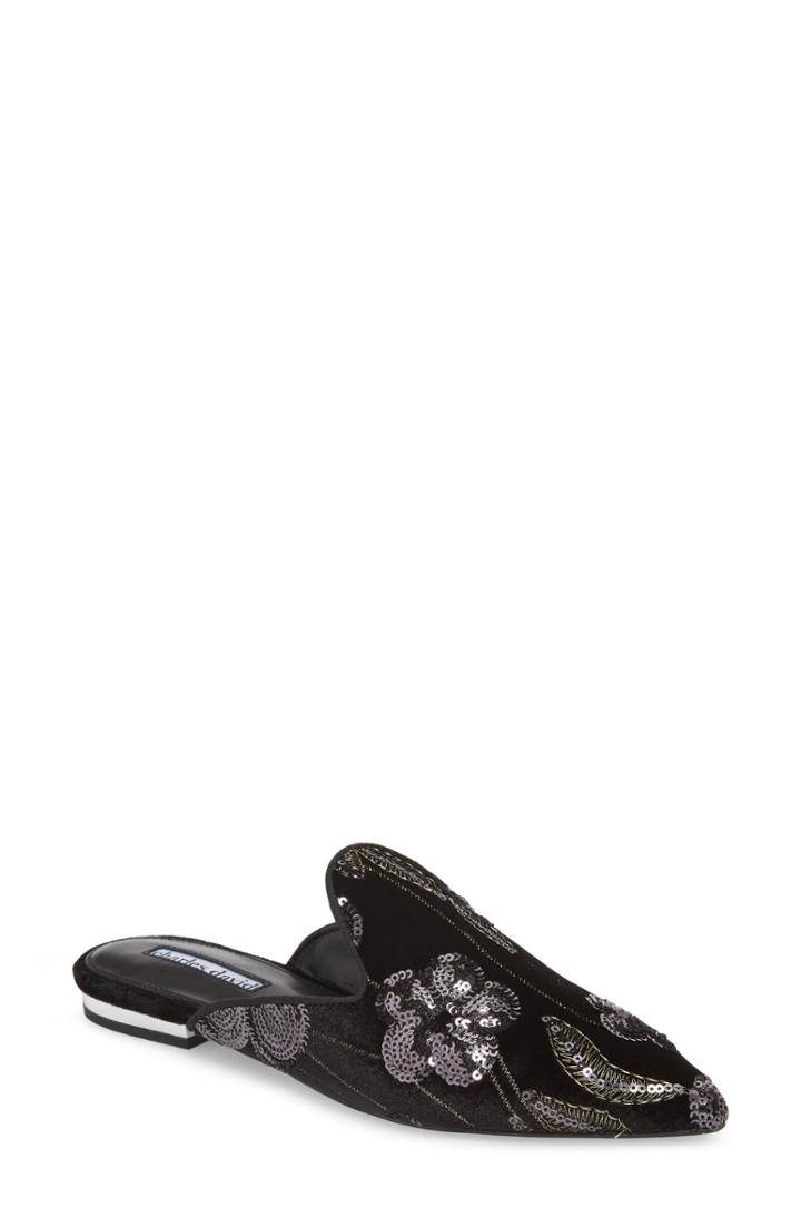 Women's Charles David Willis Loafer Mule .5 M - Black