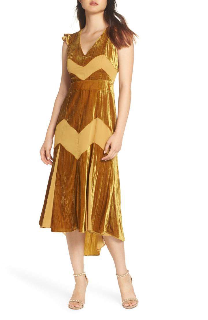 Women's Foxiedox Retro Flowers Midi Dress