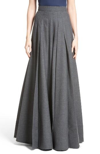 Women's Jacquemus Le Pantalon Plisse Wide Leg Pants