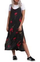 Women's Volcom End Of The Rose Midi Dress - Black