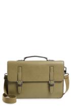 Men's Ted Baker London Country Crossgrain Messenger Bag - Green