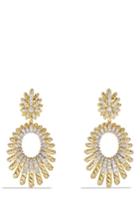 Women's David Yurman 'tempo' Double Drop Earrings With Diamonds In 18k Gold