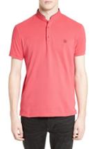 Men's The Kooples Tipped Band Collar Polo
