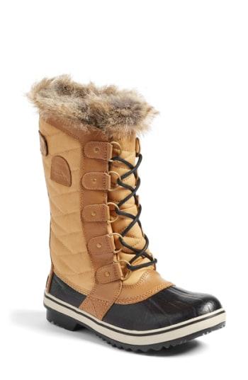 Women's Sorel 'tofino Ii' Faux Fur Lined Waterproof Boot M - Beige