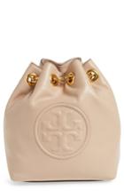 Tory Burch Mini Fleming Leather Backpack - Pink