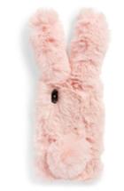 Candywirez Bunny Faux Fur Iphone X Case - Pink