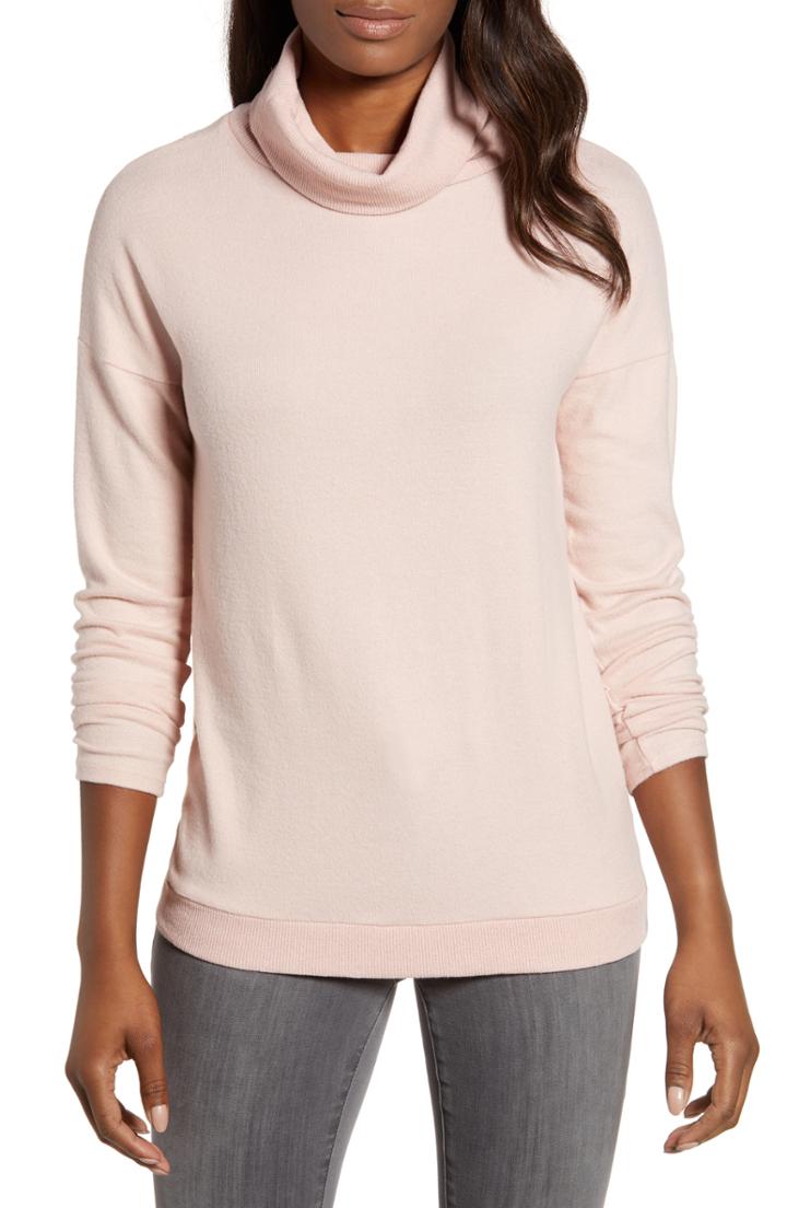 Women's Gibson Cozy Turtleneck - Pink