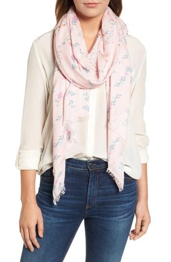 Women's Rebecca Minkoff Twilight Floral Scarf, Size - Pink