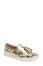 Women's Jslides Cheyenne Tasseled Slip-on Sneaker .5 M - Metallic