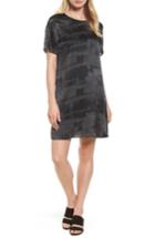 Women's Eileen Fisher Print Silk Shift Dress - Brown