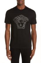 Men's Versace Beaded Medusa T-shirt - Black