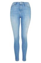 Women's Topshop Moto Jamie Jeans W X 30l (fits Like 25-26w) - Blue