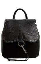 Rebecca Minkoff Small Keith Suede & Leather Backpack -