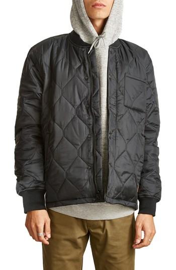 Men's Brixton Crawford Quilted Jacket - Black