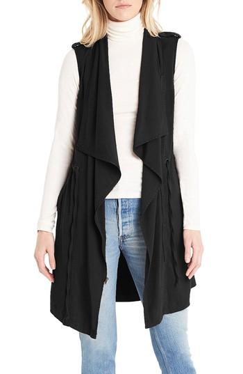 Women's Michael Stars Long Vest - Grey