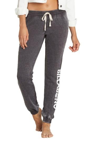 Women's Billabong Legacy Sweatpants - Black