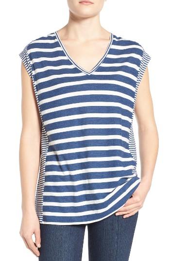 Women's Two By Vince Camuto Stripe Tee - Blue