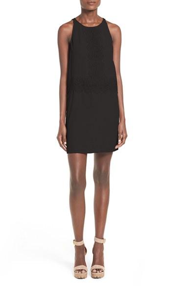 Women's Leith Lace Trim Slipdress - Black