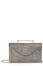 M2malletier Annabelle Metallic Calfskin Leather Clutch - Metallic